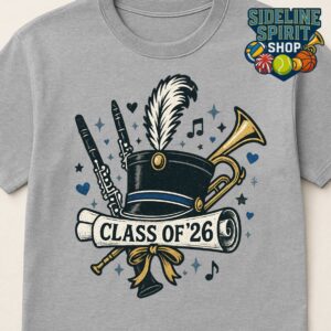 Class of 2026 Band Tee – Marching Band Senior Spirit Shirt