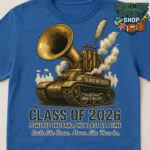 Class of 2026 Brass Tank Tee – Powered the Band One Blast at a Time Shirt