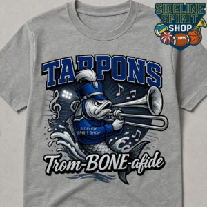 Tarpons Trom-BONE-afide Tee – Funny Trombone Band Spirit Shirt