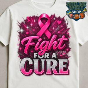 Fight for a Cure Pink Ribbon Tee – Breast Cancer Awareness Support Shirt