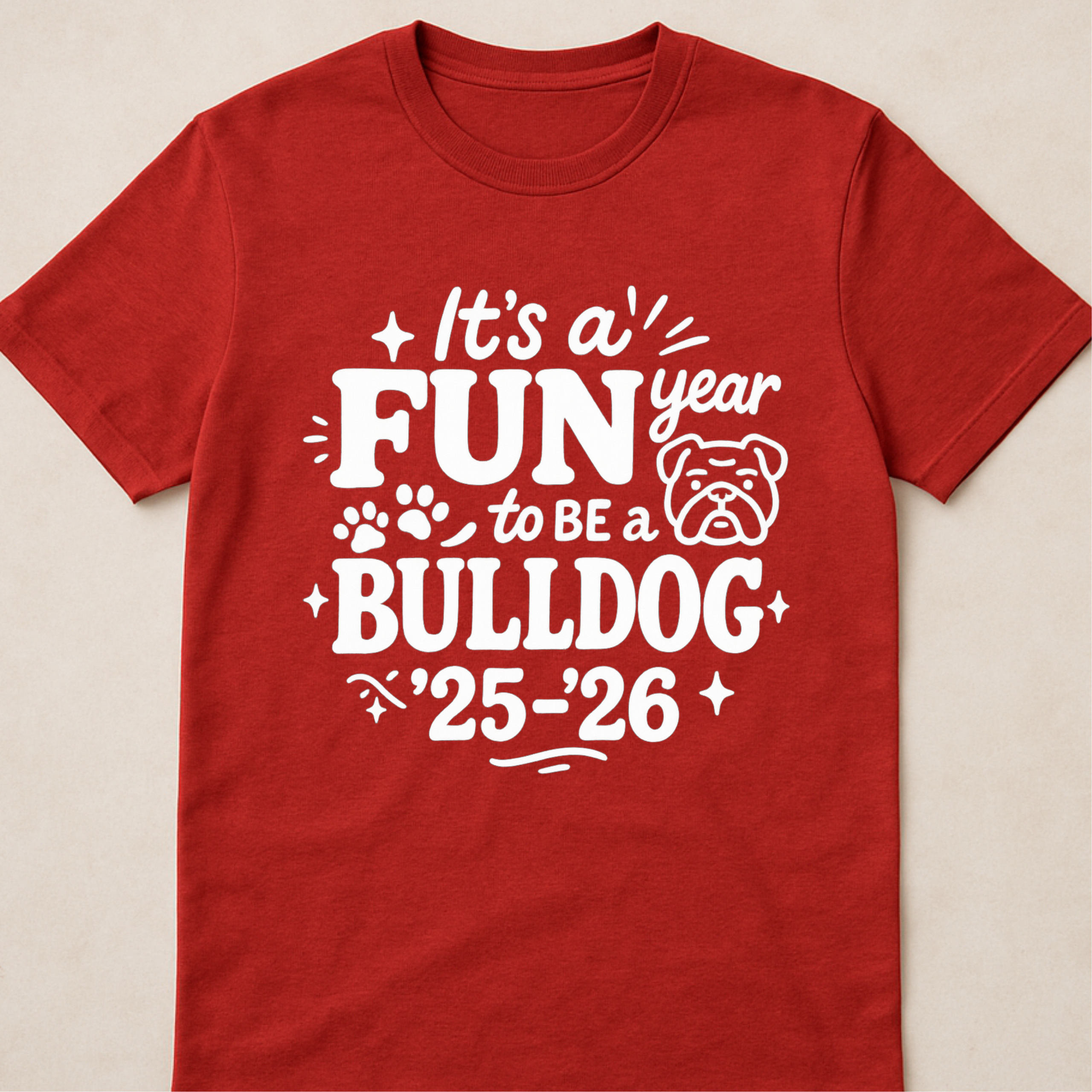 It’s a FUN Year to Be a BULLDOG Shirt – 2025–2026 School Spirit Tee - Image 2